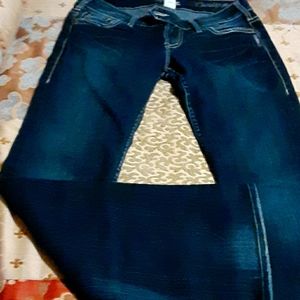 Dark navy blue jeans